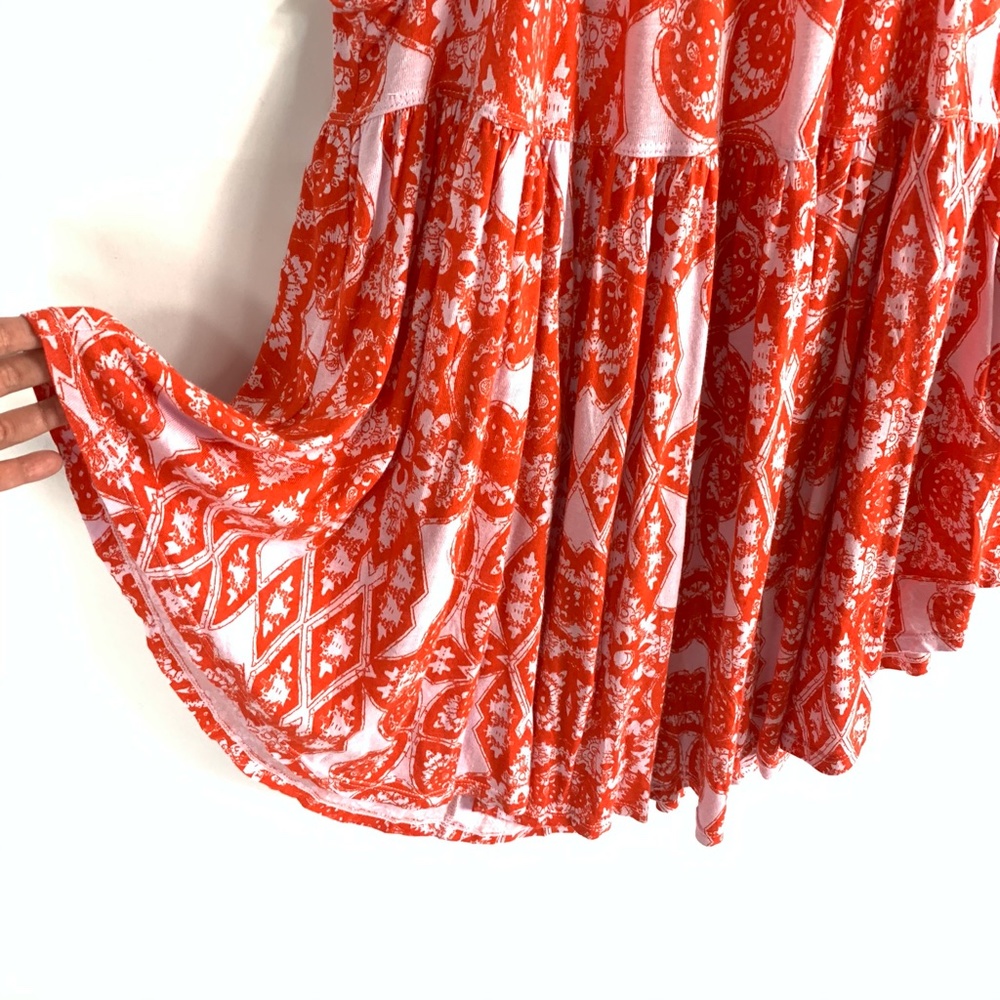 Free People Mimi Printed High-Low Halter Tunic Top - Picture 5 of 9